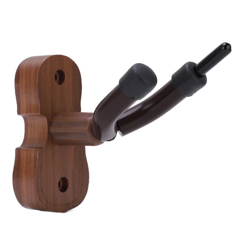 Violin Shaped Wall Mount Black Walnut Wood Colour Violins Hook