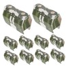Abaodam 10pcs Telescope Portable Cardboard Binoculars for Outdoor Exploration DIY