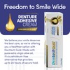 Denttach Gold Denture Adhesive, Petroleum Free Olive Oil Based Premium