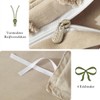 Sedefen Boho Bed Linen 135 x 200 cm Khaki Tufted