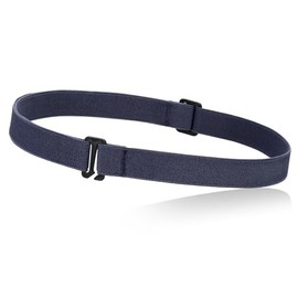 JASGOOD No Show Stretch Belt for Women Plastic Flat Buckle Elastic Belt for Jeans Pants