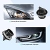 92166-3K000 Front-Turn-Signal-Lamp-Socket Holder Bulb Plug Socket Assembly Compatible with KIA