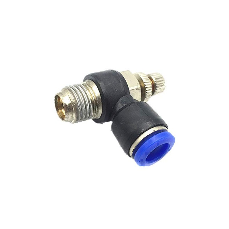 5Pcs Pneumatic Throttle Valve Push in Speed Controller Pneumatic Air
