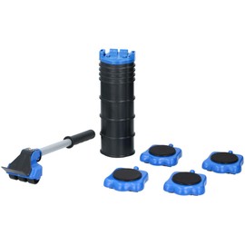 Kinzo Furniture Glider Roller 13 Pieces Stable transport aid for safely transporting furniture, washing machines etc., load capacity 300 kg per roll, moving aid, transport roller