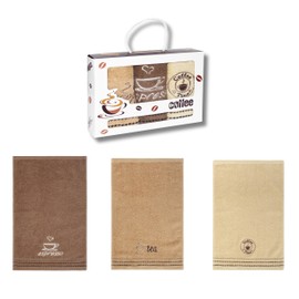 damaloo Pack of 3 Small Guest Towels 30 x 50 cm - Cotton Face Towels - Small Towels Guest Toilet - Face Towel Set Small - Guest Towels 50 x 30 cm - Fluffy Hand Towels