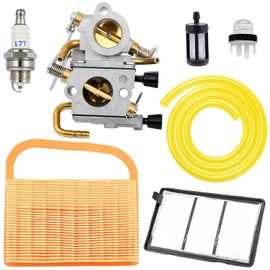 FitBest Carburetor with Air Filter for Stihl TS410 TS420 Concrete Cut-off Saw, Replaces part number 4238 120 0600 4238-120-0600 Zama C1Q-S118 C1Q-S118D, Restores Smooth Idle & Quick Start