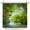 Xiaoterna Fairytale Fantastic Forest Shower Curtain Spring Fairy Tale Enchanted