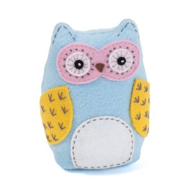 Hobby Gift Novelty Fabric Pincushion - 5 x 7.5 x 12cm - Owl
