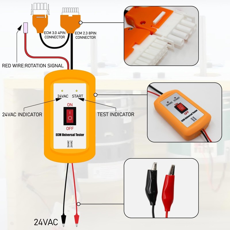 HPUY ECMPro Universal ECM Motor Tester for Electronically Commutated Motors