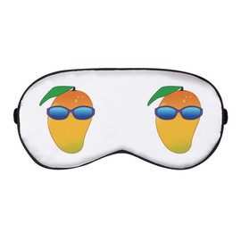 'Mango Fruit with Sunglasses' Sleep/Travel Eye Mask (EY00023847)