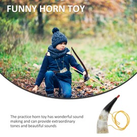 SEWACC Outdoor Viking Horn, Viking Blow Horn Cheering Party Favors Noise Makers Style (Random Color)