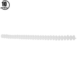 10PCs 30-Hole Binding Strip Office Supplies Environmental Craft Accessory Paper Binding Tool10mm Transparent 10 PCs