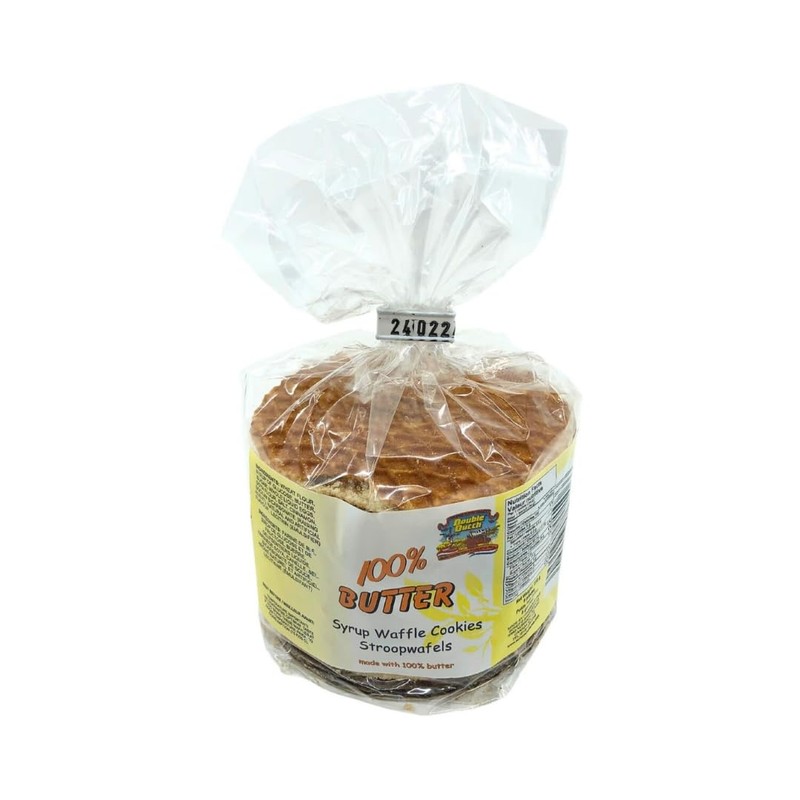 Double Dutch%100 Butter Stroopwafels syrup waffle cookies 8 CT x