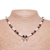 BlueRica Shark Tooth on Puka & Tiger Brown Coconut Shell
