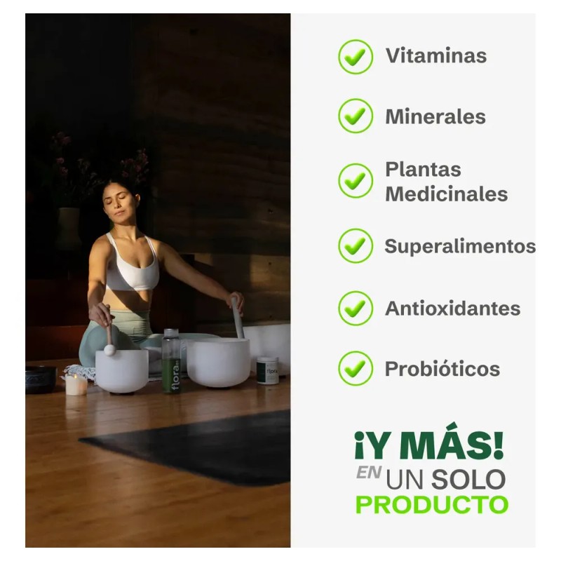 Flora 0 | Supergreens | 30 Servicios.