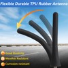 LQYLMY TPU Rubber Short Antenna, 4'' Car Radio Antenna Mast