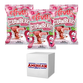 eFrutti Gummi Creamy Dreamy Strawberries I 3.5oz (100g) I Pack of 3 I US Import
