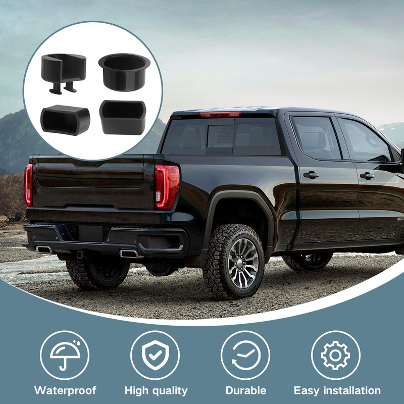 4PCS Tailgate Bushing Kit,Tail Gate Hinge Inserts Compatible with Dodge