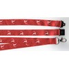 1 x Prancing Reindeer Red Fun Christmas Festive Printed Neck