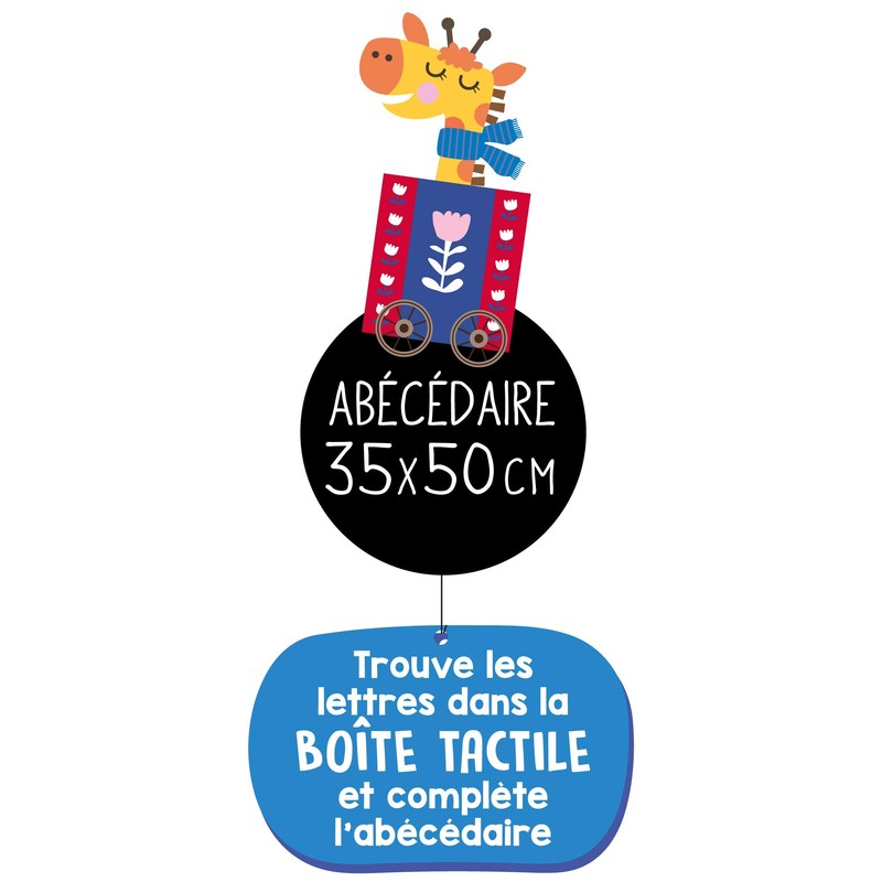 Lisciani L'AlphABET Educational Game - Montessori-L'Alphabet Touch - FR72446, Multicoloured