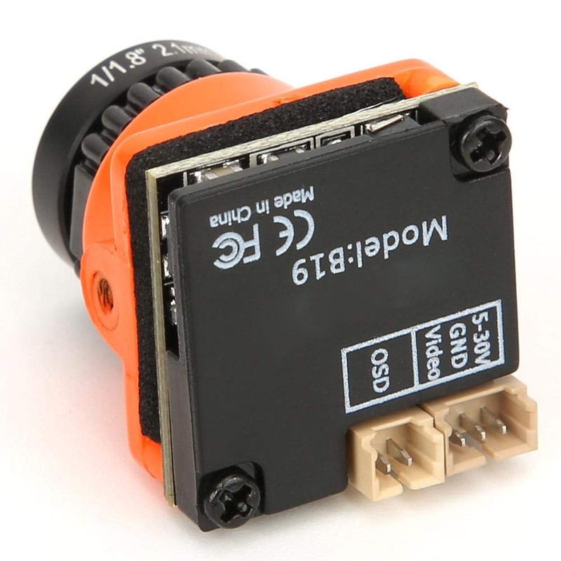 FPV Camera, High Definition 1500TVL 2.1 mm Lens OSD Mini