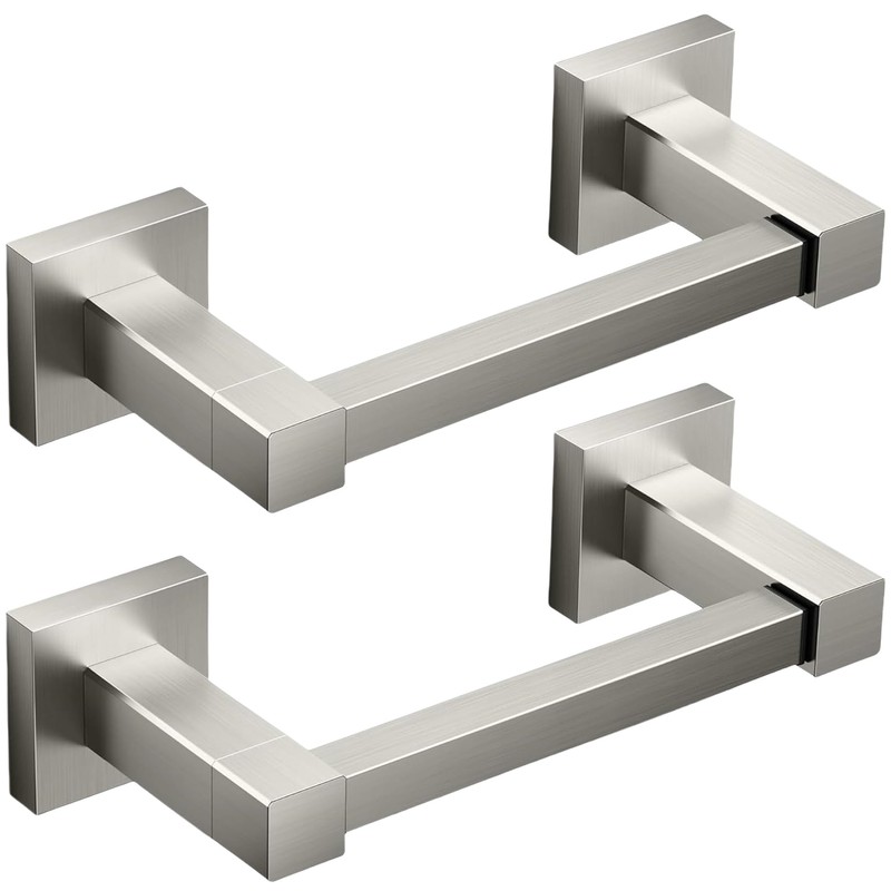 FORIOUS Toilet Paper Holder Wall Mount, Stainless Steel Rustproof Double