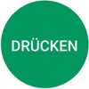 PVC Sticker Door Sign Press and Pull (Single) Diameter 9.5