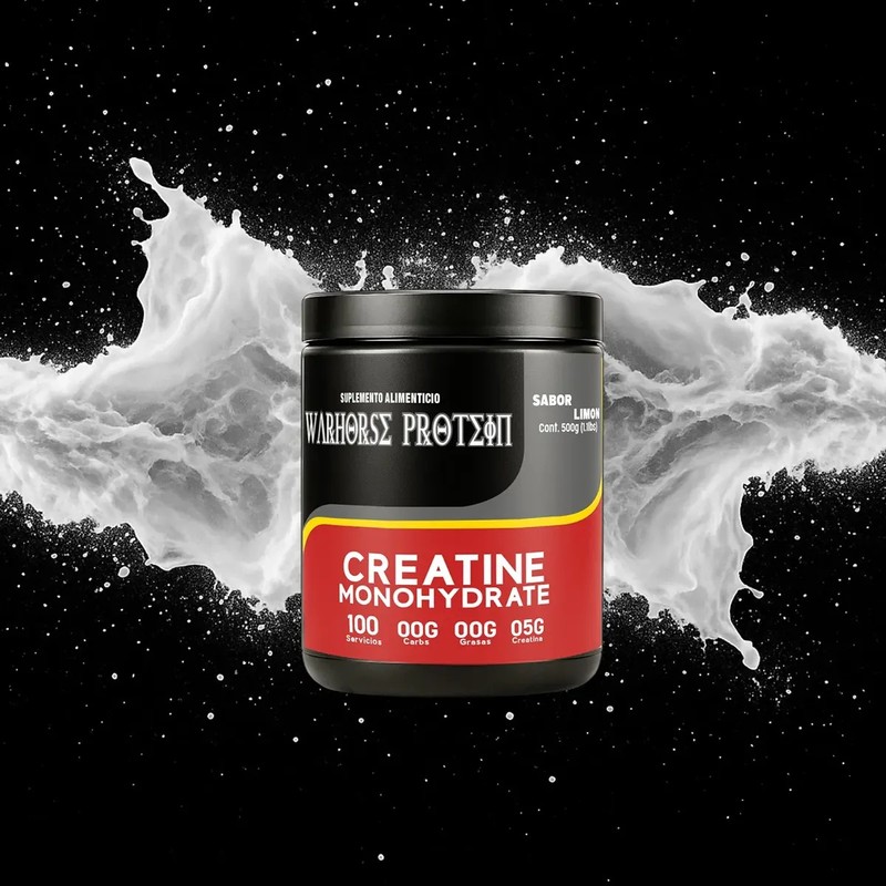 Creatina Monohidratada Warhorse 500 Gramos En Polvo Varios