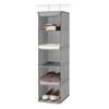 Whitmor 5 Section Closet Organizer - Hanging Shelves with Sturdy