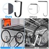 6 Pack Heavy Duty Bike Hooks for Garage Ceiling, Garage