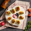 VitarayX Deviled Egg Platter Tray – Heart-Shaped Ceramic Egg Holder,