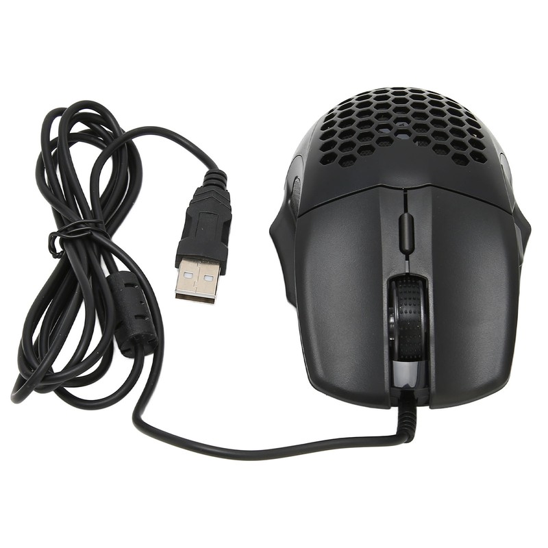 Honeycomb Mouse RGB Wired Gaming Mouse Lightweight Quick Answer RGB