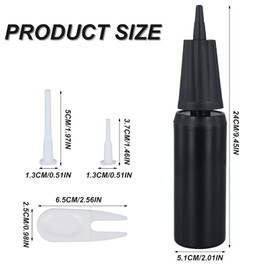 Exercise Ball Pump, Air Pump for Inflatables Ball Hand Inflator for Yoga Ball Pump with 10pcs Fitness Ball Plugs & Plug Remover Ball Plug Replacement Kit for Exercise Ball