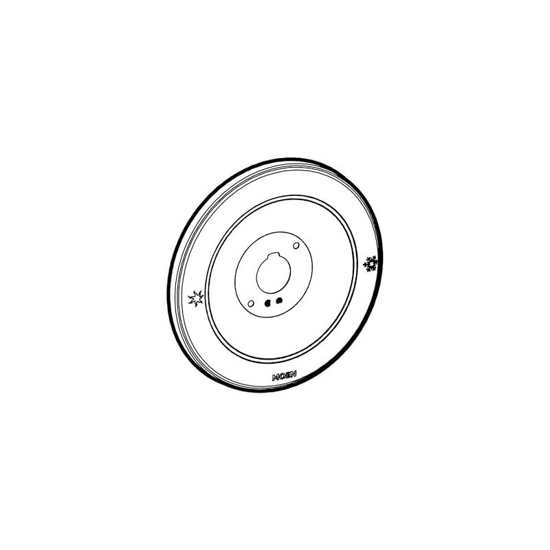 Moen 97577 Monticello Escutcheon for Moentrol Showering valve, Chrome