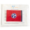 Tennessee Flag Embroidered Patch – 3.5” x 2.5” Iron-On/Sew-On Patch