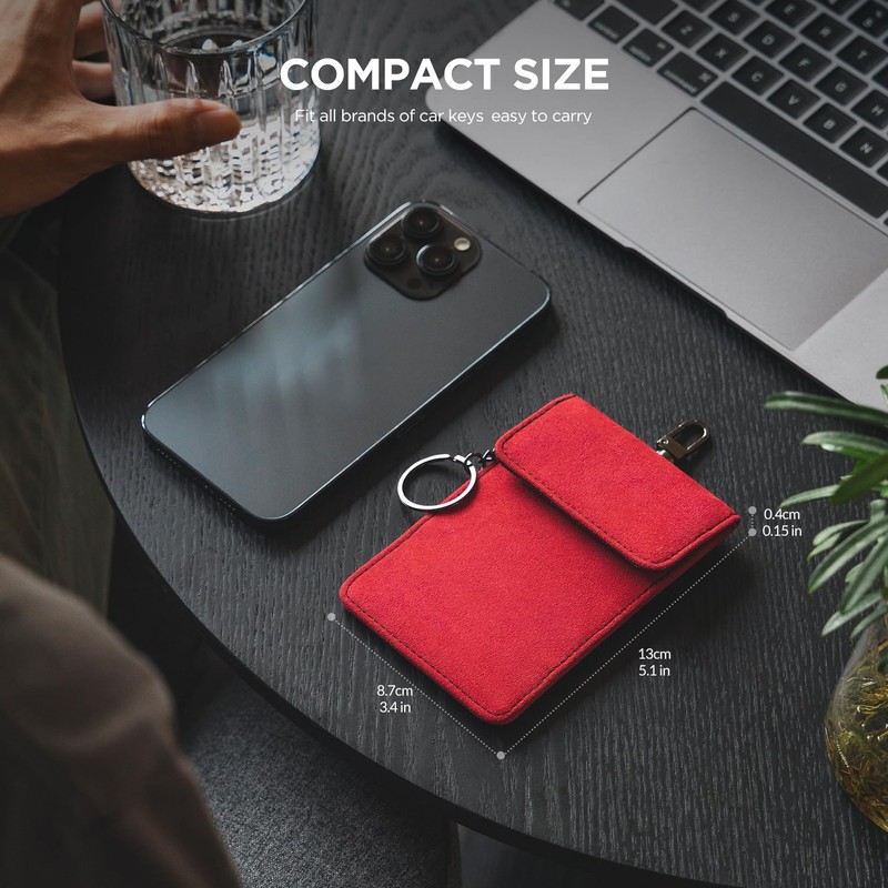 VULKIT 1 Pack Faraday Pouch for Key Fob, Car Key