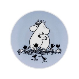 Moomin by ARABIA Classic Mini Plate Plate, 4.1 inches (10.5 cm), Love Blue