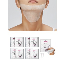 Bella Contour Neck Wrinkle Patch, Collagen Neck Mask Pack, 4 Sets, 20 Sheets, 1 V-Line Pack, 2 Neck Wrinkle Creams / 벨라컨투어 목주름 패치 콜라겐 넥마스크팩 4세트 20매 브이라인팩 1매 목주름크림 2개