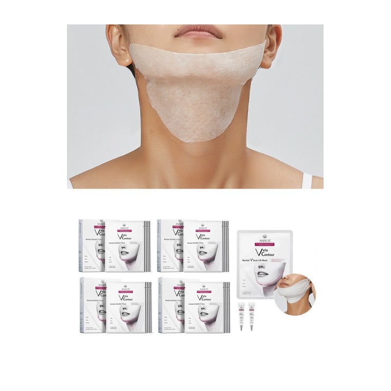 Bella Contour Neck Wrinkle Patch, Collagen Neck Mask Pack, 4