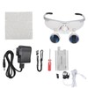 3.5X Dental Magnifier Adjustable Dentist Surgical Loupes with LED Headlight