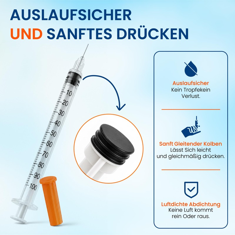 10pcs 1ml - 30g x 8mm | 1ml Syringes with