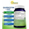 aSquared Nutrition Quercetin 1000mg with Zinc Supplement - 120 Capsules