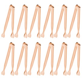 Serving Tongs, Anytrp 12-Packs Stainless Steel Sugar Tongs, 5.3inch Small Tongs Kitchen Tongs Appetizers Tongs for Serving Food, Buffets, Coffee Bar, Tea Party, Desserts Party and Ice Bucket