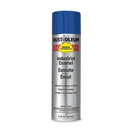 Rust-Oleum - High Performance V2100 System Enamel Aerosols 838 Safety Blue Finish: 647-V2124838-838 safety blue finish [Set of 6]
