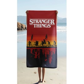 Jerry Fabrics Stranger Things 100% Cotton Beach Towel Perfect for Swimming Pool, Bathroom, Sport (25TW013)
