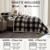 tohrisa Cotton Plaid Quilt Set, Ultra Soft 3 Pieces Queen