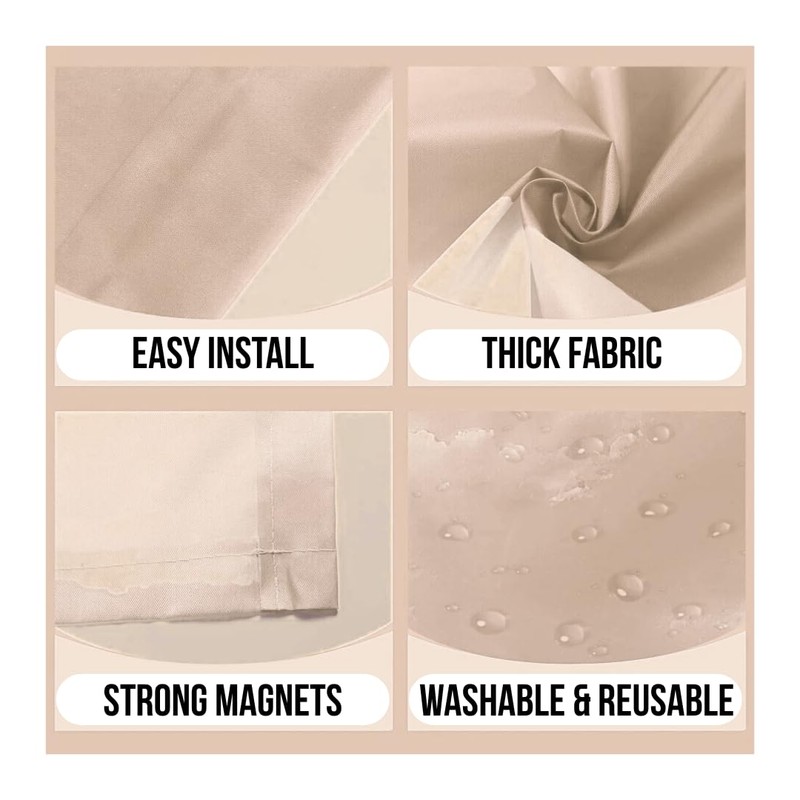 ShadeMAGIC Fluorescent Light Filter Covers - Mocha - Diffuser Pack;