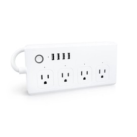 Luxe Pantry - Smart DC Power Socket with USB and Type-C - Fast Charging, Surge Protection, Compact Design for Home and Office
