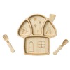 agney* Mushroom House Plate Set
