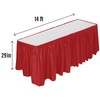 DecorRack Table Skirt, 29 in x 14 ft -BPA Free-
